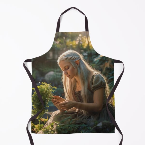 Item preview, Wild Forest Elf Witch and the Secret Garden of Healing Herbs designed and sold by BlareBlare.