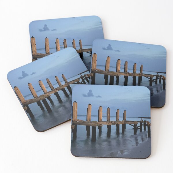 Item preview, Broken Fishing Pier at Twilight - 7 Posts designed and sold by royalswin.