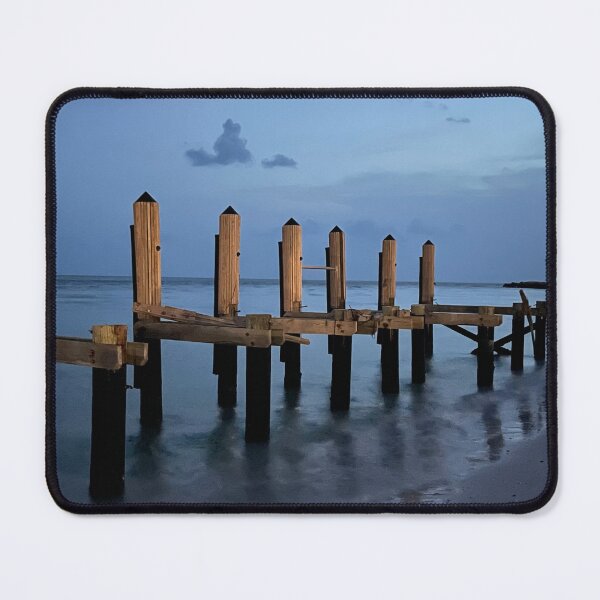 Item preview, Broken Fishing Pier at Twilight - 7 Posts designed and sold by royalswin.