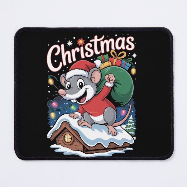 Item preview, Christmas Shrew T-Shirt – Kawaii Holiday Mouse Design, Funny Winter Animal Tee, Cute Xmas Gift Idea for Kids & Adults designed and sold by kaka8888.