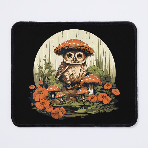 Item preview, Cottagecore Owl Aesthetic Mushroom Outfit For Women designed and sold by BarbaraLillie.