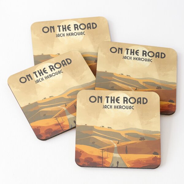 Item preview, 'On the Road' novel poster designed and sold by Filologica.