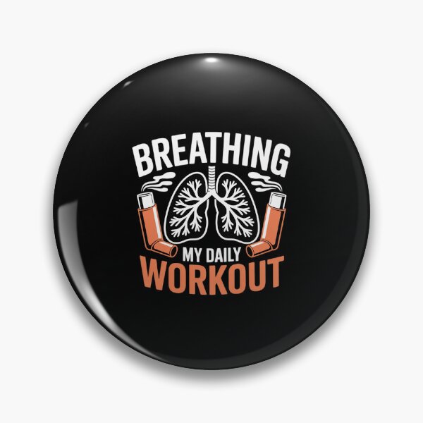 Item preview, Asthma Asthmatic Breathing My Daily Workout designed and sold by velltoons.