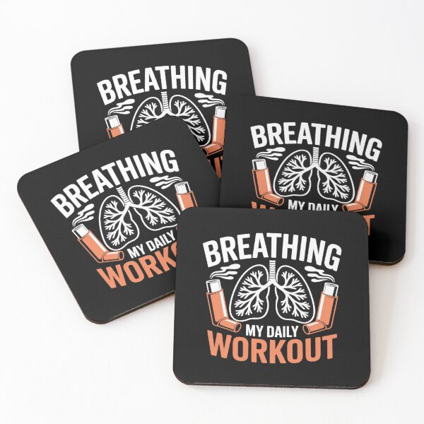 Item preview, Asthma Asthmatic Breathing My Daily Workout designed and sold by velltoons.