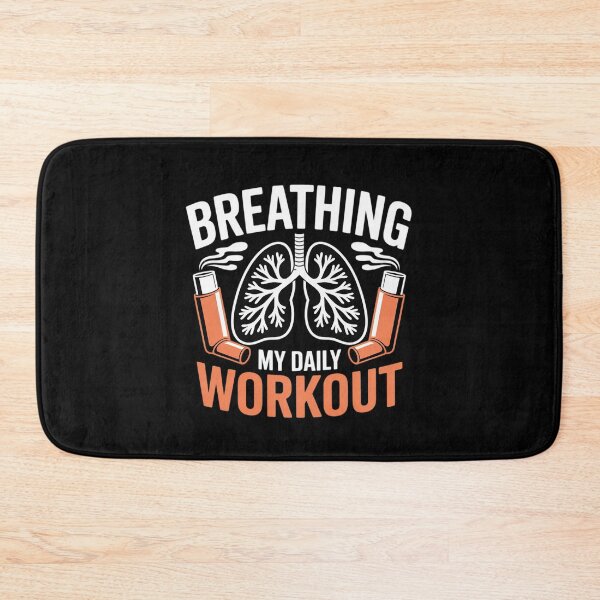 Item preview, Asthma Asthmatic Breathing My Daily Workout designed and sold by velltoons.