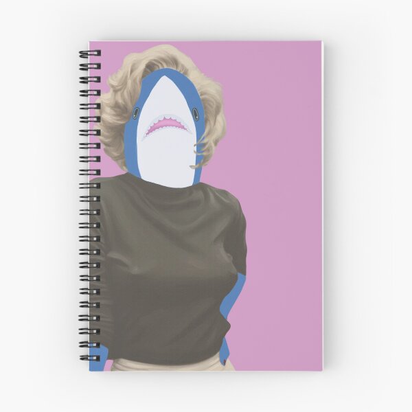 Item preview, Marilyn Monroe Shark Inspired Portrait Parody Illustration  designed and sold by GizmosGalore.