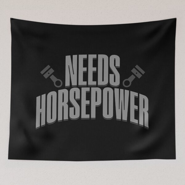 Item preview, Needs Horsepower designed and sold by Automotive Art by Greg.