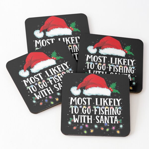 Item preview, Matching Christmas Pjs Most Likely To Go Fishing With Santa designed and sold by BarbaraLillie.