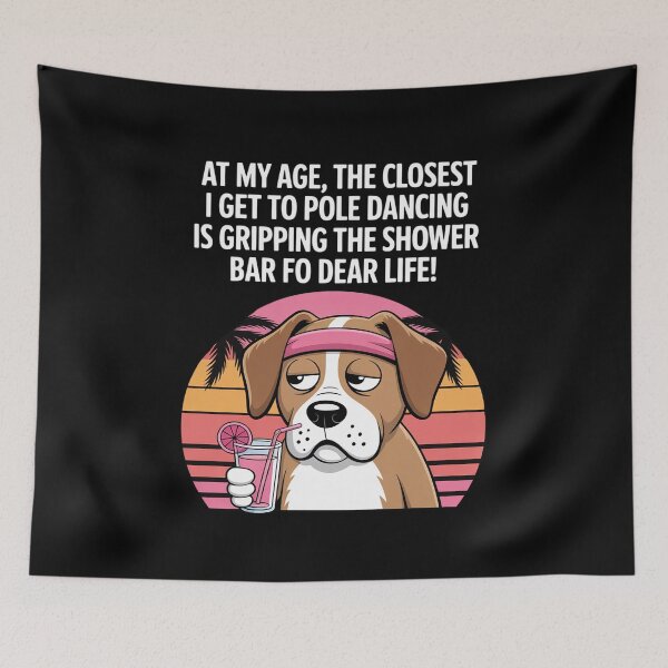 Item preview, at My Age The Closest I Get to Pole Dancing is Gripping designed and sold by velltoons.