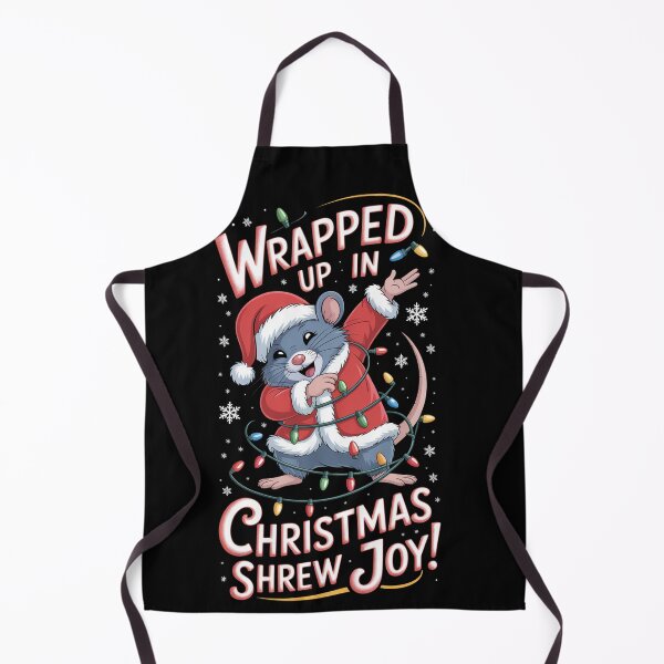 Item preview, wrapped up in Christmas Shrew T-Shirt – Kawaii Holiday Mouse Design, Funny Winter Animal Tee, Cute Xmas Gift Idea for Kids & Adults designed and sold by kaka8888.