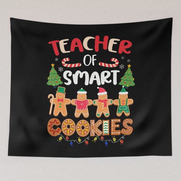 Item preview, Christmas Teacher Of Smart Cookies Funny Gingerbread Xmas designed and sold by AlanaKaren.