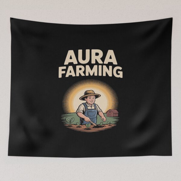 Item preview, Aura Farming Farmer Spiritual Gardening designed and sold by FndPardaL.
