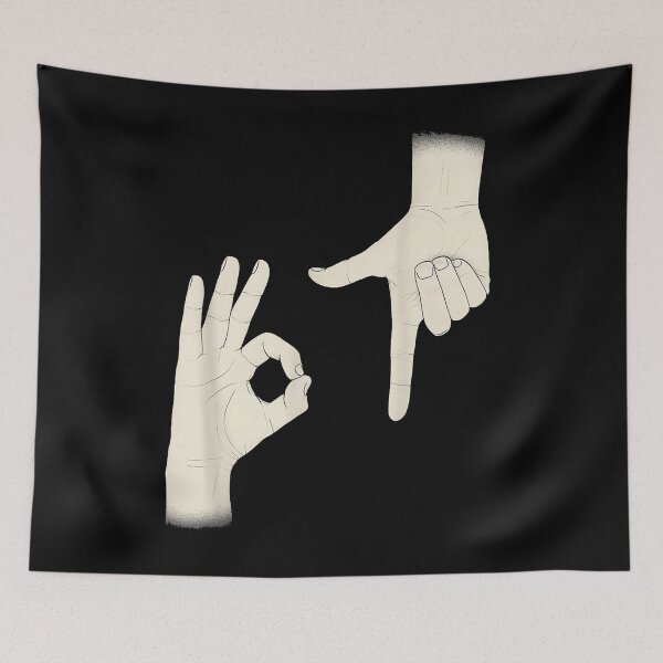 Item preview, Meme Hands 67 - Six Seven Funny Design designed and sold by Teresa Lindsey.