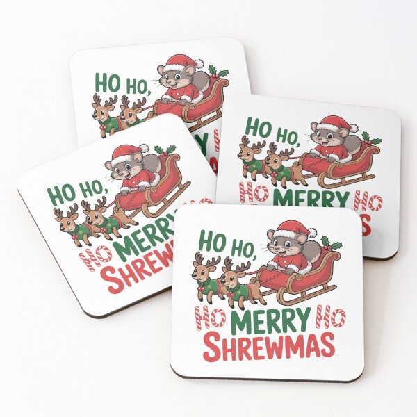 Item preview, ho ho ho  Christmas Shrew  T-Shirt – Kawaii Holiday Mouse Design, Funny Winter Animal Tee, Cute Xmas Gift Idea for Kids & Adults designed and sold by kaka8888.