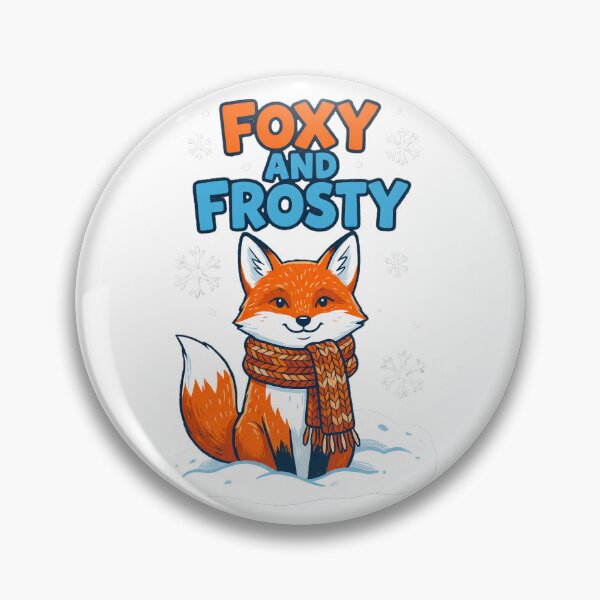 Item preview, FOXY AND FROSTY Cute Winter Fox designed and sold by Quillway.