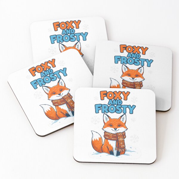 Item preview, FOXY AND FROSTY Cute Winter Fox designed and sold by Quillway.