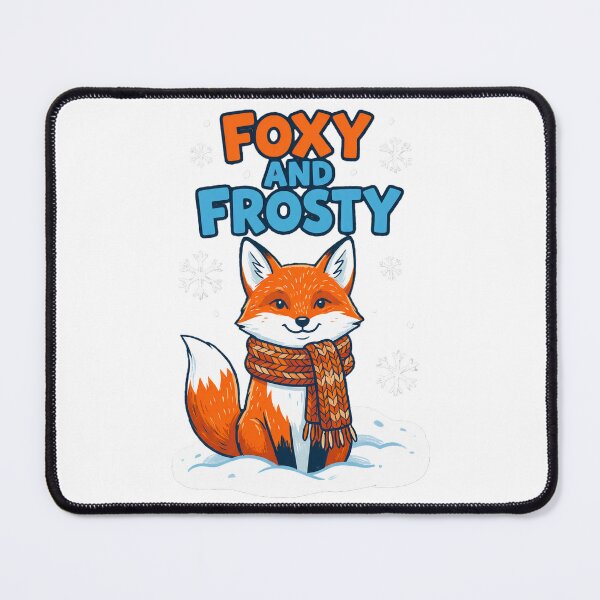 Item preview, FOXY AND FROSTY Cute Winter Fox designed and sold by Quillway.