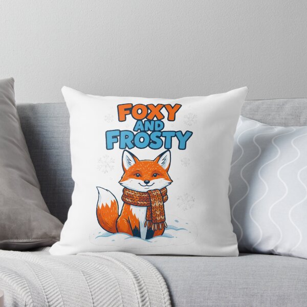 Item preview, FOXY AND FROSTY Cute Winter Fox designed and sold by Quillway.
