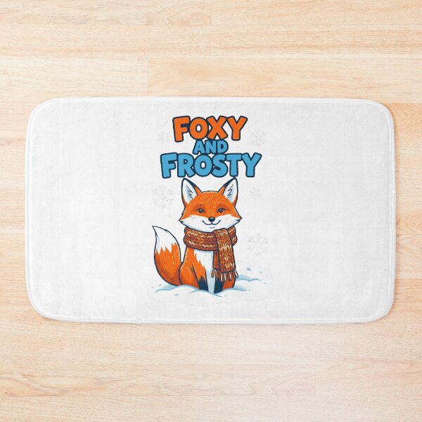 Item preview, FOXY AND FROSTY Cute Winter Fox designed and sold by Quillway.