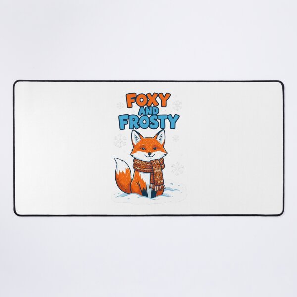 Item preview, FOXY AND FROSTY Cute Winter Fox designed and sold by Quillway.