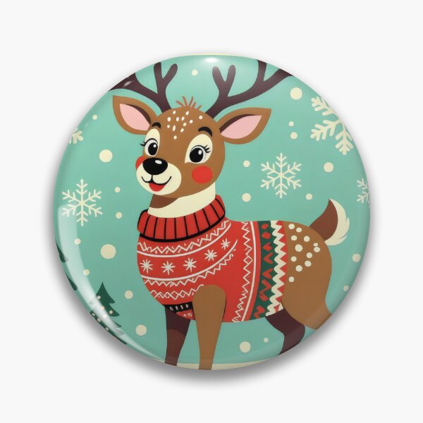 Item preview, Vintage Holiday Reindeer Cute Christmas Sweater Graphic designed and sold by CrystalCove11.