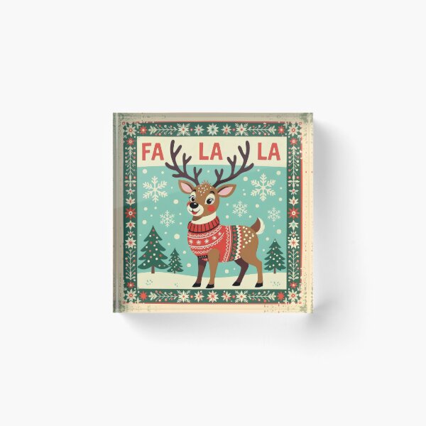 Item preview, Vintage Holiday Reindeer Cute Christmas Sweater Graphic designed and sold by CrystalCove11.