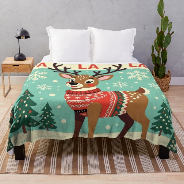 Item preview, Vintage Holiday Reindeer Cute Christmas Sweater Graphic designed and sold by CrystalCove11.