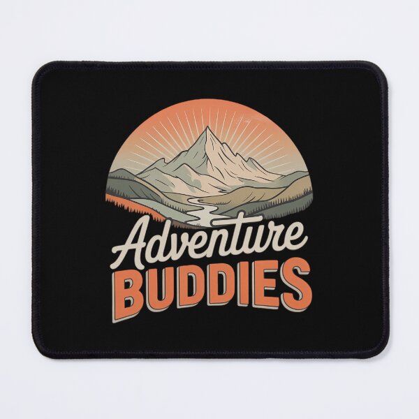 Item preview, Adventure Buddies Couples Funny Hiking Adventure Mountains designed and sold by AsteriskDatBArt.