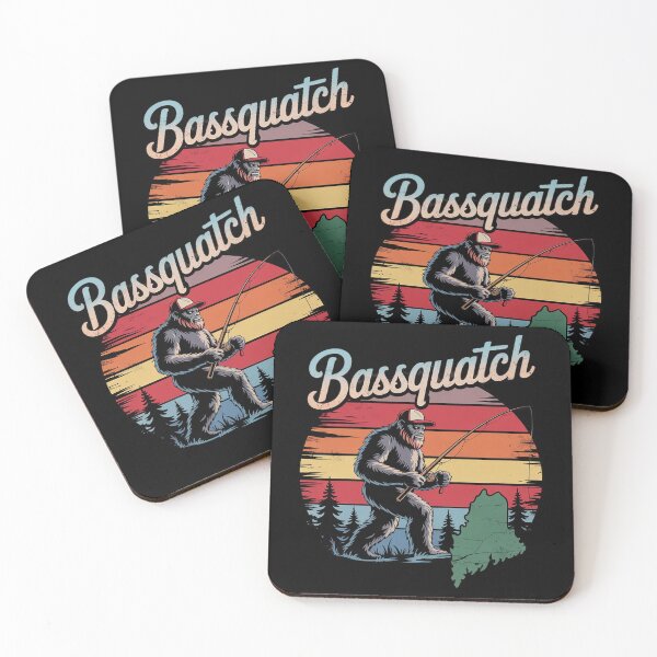 Item preview, Bassquatch Bigfoot Sasquatch Fish Fishing Fisherman  designed and sold by CombatTask.