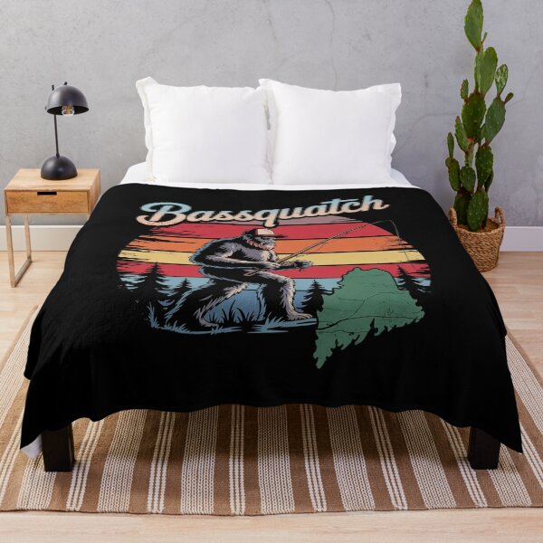 Item preview, Bassquatch Bigfoot Sasquatch Fish Fishing Fisherman designed and sold by CombatTask.