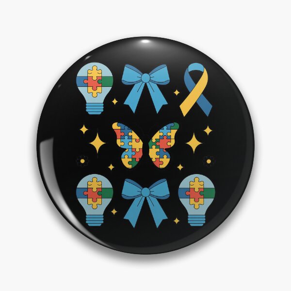 Item preview, Autism Autistic Butterfly Puzzle Coquette Bow Neurodiversity designed and sold by FndPardaL.