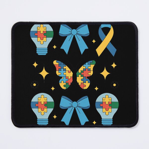Item preview, Autism Autistic Butterfly Puzzle Coquette Bow Neurodiversity designed and sold by FndPardaL.
