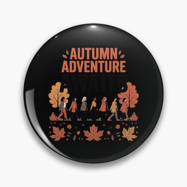 Item preview, Autumn Adventure Fall Thanksgiving Camping Camper Hiker designed and sold by FndPardaL.