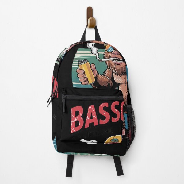 Item preview, Bassquatch Sasquatch Mens Bass Fishing 80's Bigfoot designed and sold by CombatTask.