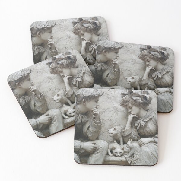 Item preview, Pensive Companions in Stone and Fur designed and sold by afrancisCL.