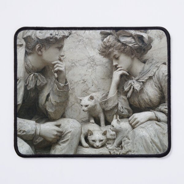 Item preview, Pensive Companions in Stone and Fur designed and sold by afrancisCL.