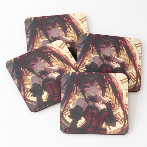 Item preview, Kurumi Tokisaki Date A Live Anime Girl Waifu Gothic Clock Dark Beauty designed and sold by CarlosBender.