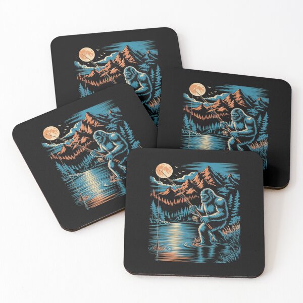 Item preview, Bassquatch! Bigfoot Fishing For Dad Men's Bigfoot  designed and sold by PowAcademy.