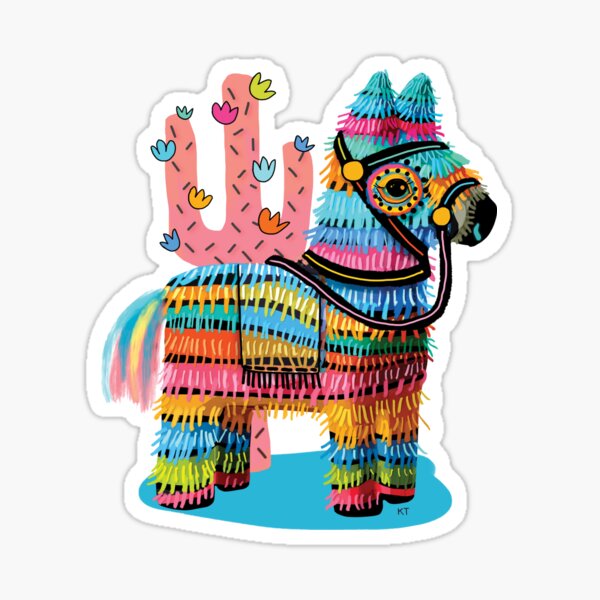 Piñata unicornio con alas doradas - Piñatas El Unicornio