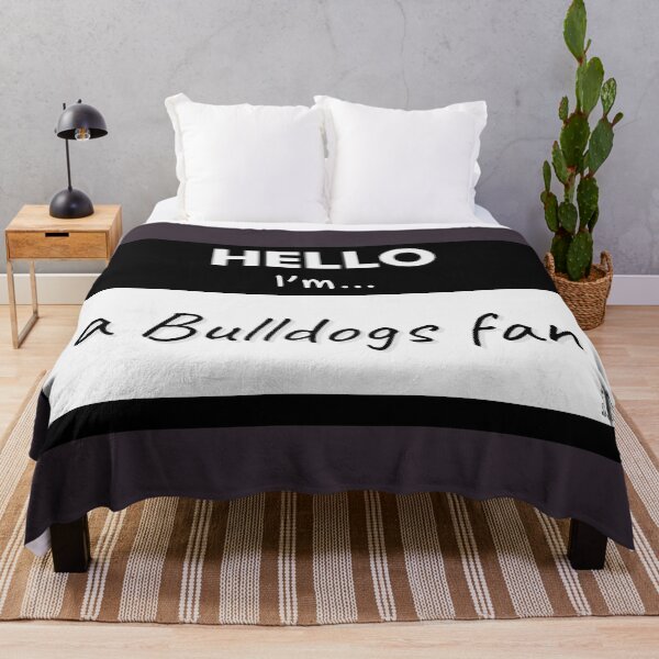 Item preview, Hello I’m a Bulldogs Fan – Black designed and sold by buglevel.
