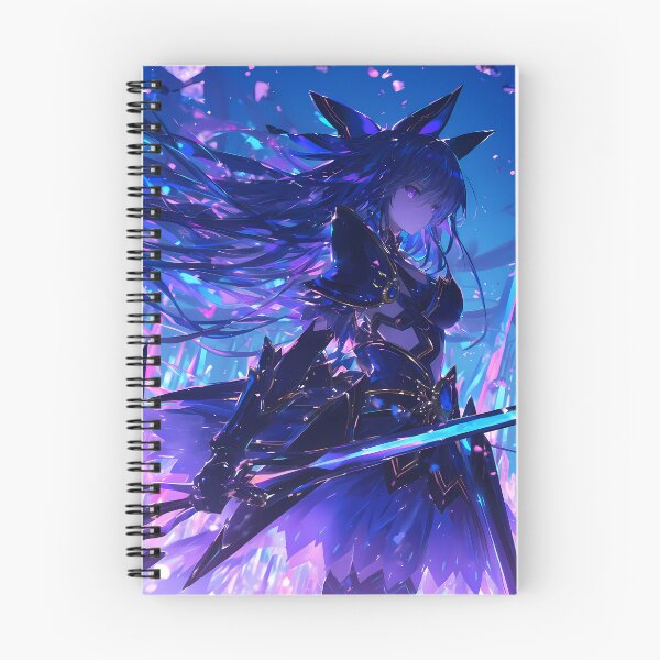 Item preview, Tohka Yatogami Date A Live Anime Girl Waifu Crystal Warrior Purple Energy designed and sold by CarlosBender.