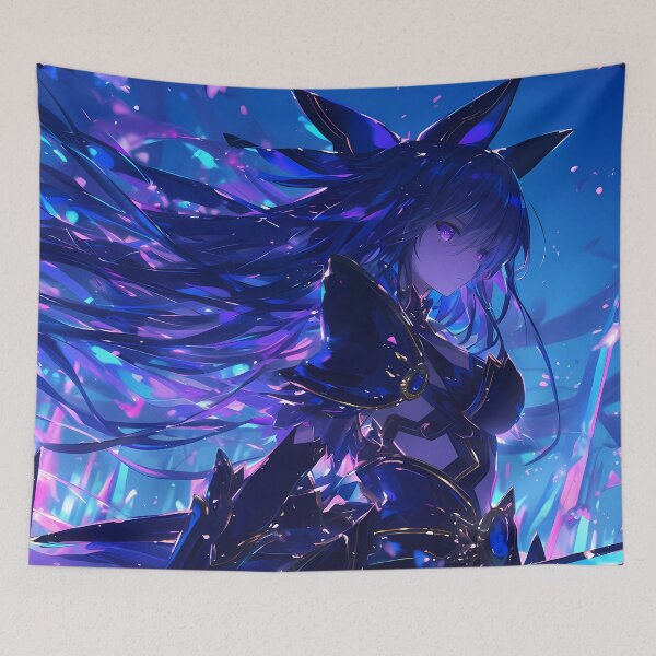 Item preview, Tohka Yatogami Date A Live Anime Girl Waifu Crystal Warrior Purple Energy designed and sold by CarlosBender.