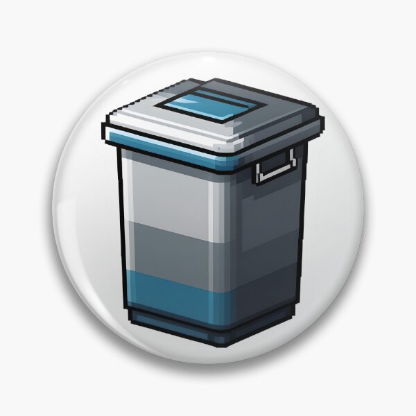 Item preview, Pixel Trash Bin Icon designed and sold by BankMano.