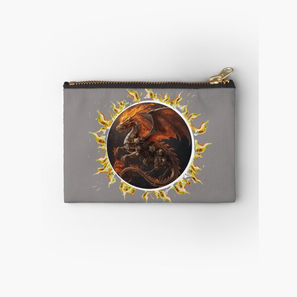 Item preview, Fire dragon with mechanical  details designed and sold by BandGTees.
