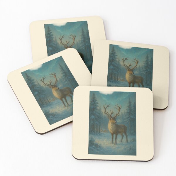 Item preview, Reindeer in the Frostwick Forest designed and sold by Novel Works Studio.
