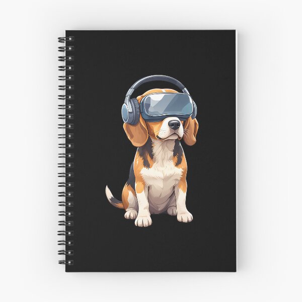 Item preview, Cute Beagle Dog Gamer In Virtual Reality Headset designed and sold by MarionCharleen.