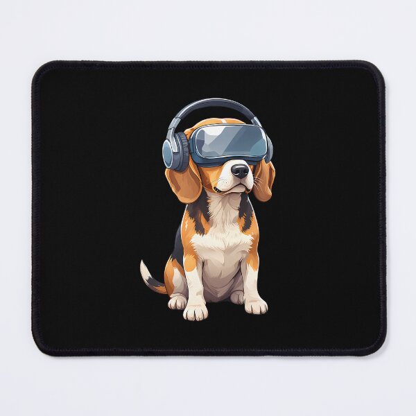 Item preview, Cute Beagle Dog Gamer In Virtual Reality Headset designed and sold by MarionCharleen.