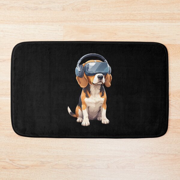 Item preview, Cute Beagle Dog Gamer In Virtual Reality Headset designed and sold by MarionCharleen.