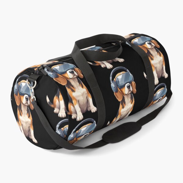 Item preview, Cute Beagle Dog Gamer In Virtual Reality Headset designed and sold by MarionCharleen.