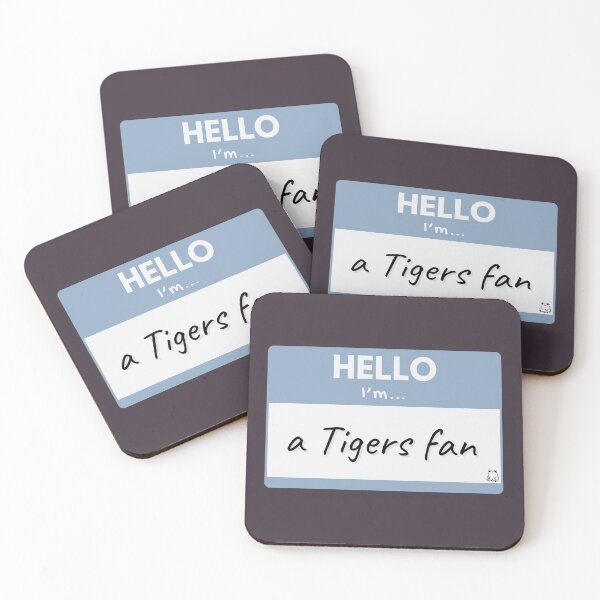 Item preview, Hello I’m a Tigers Fan – Blue designed and sold by buglevel.